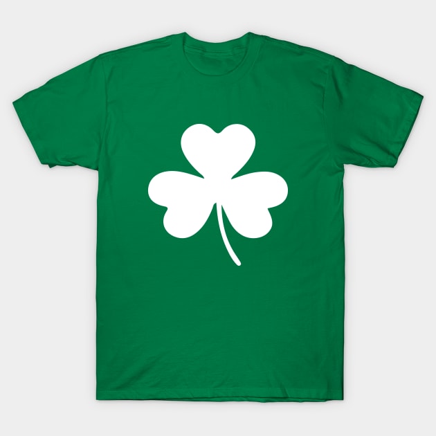 Shamrock Retro Irish Four Leaf Clover T-Shirt by johnii1422